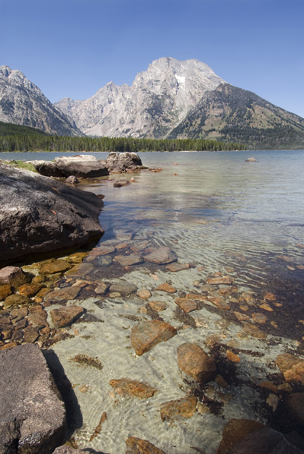 Mount Moran From Leigh Lake