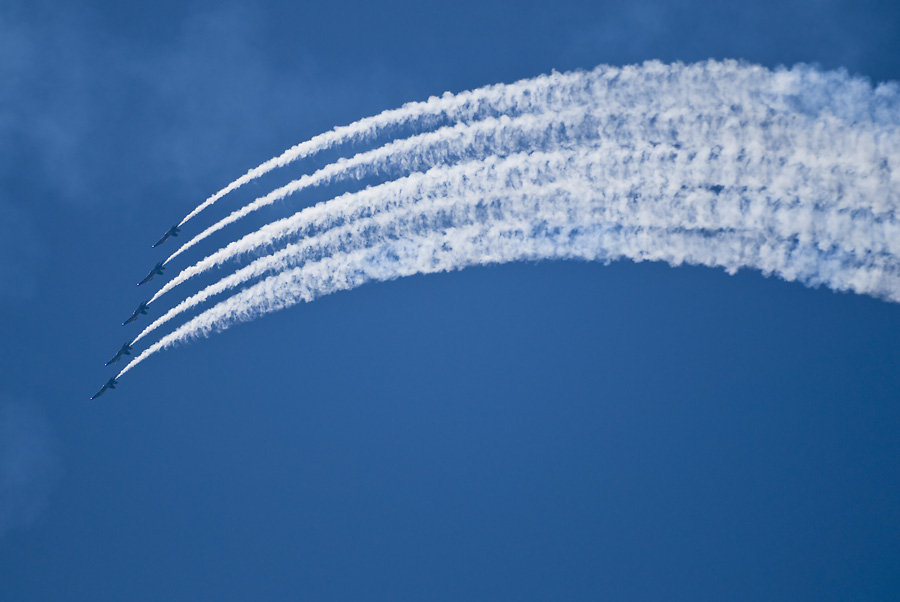 The Soaring Blue Angels