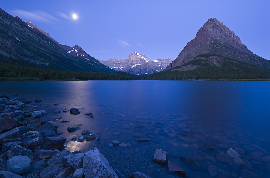 Glacier by Moonlight