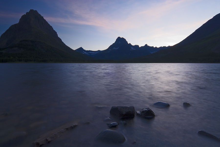 A Glacier Sunset