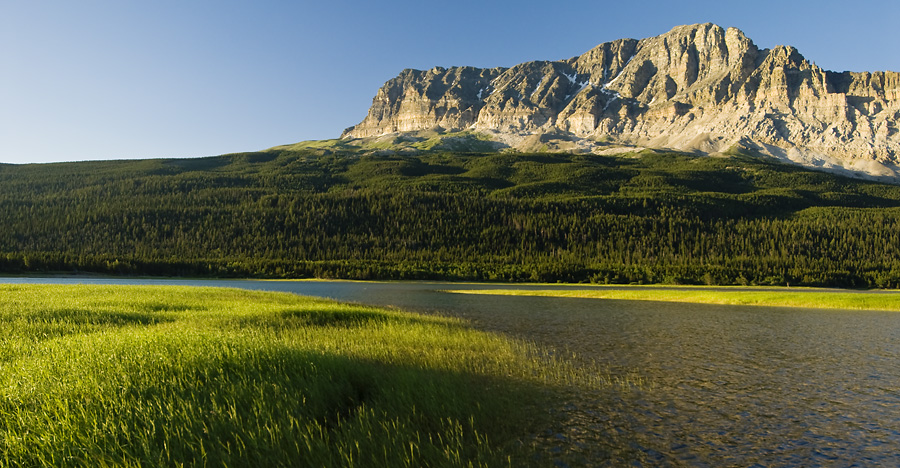 Sunrise along Lake Sherburne