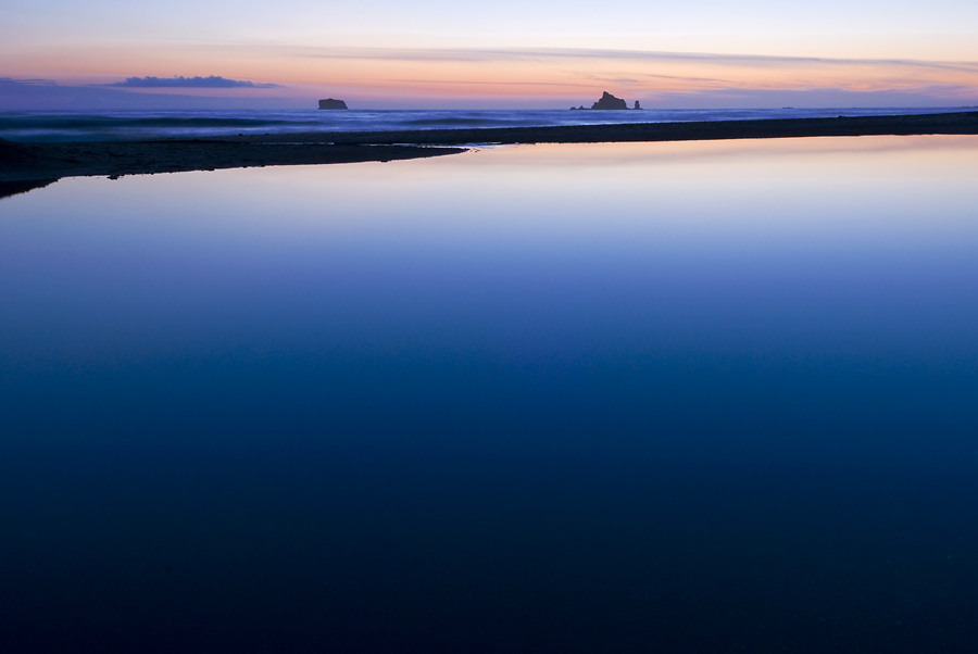 Rialto Beach Sunset Reflection
