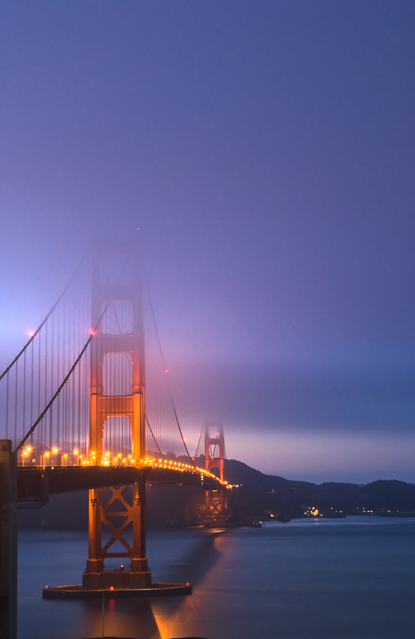 Golden Gate Bridge in Fog