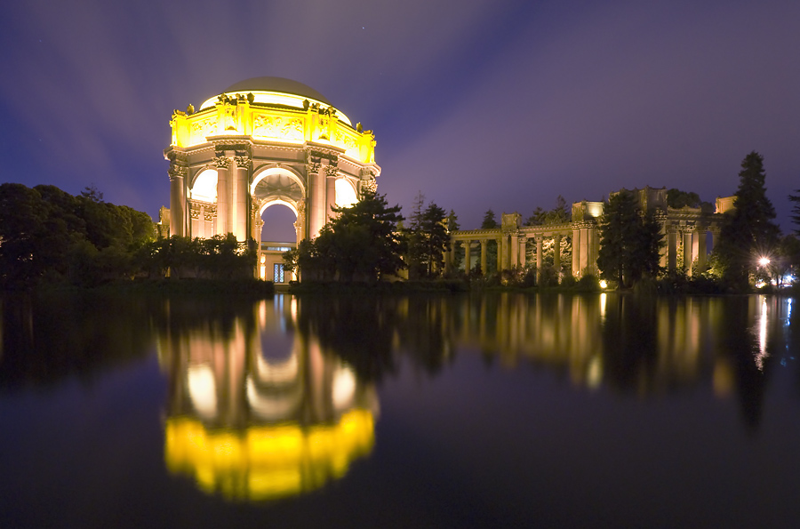 Palace of Fine Arts by Night