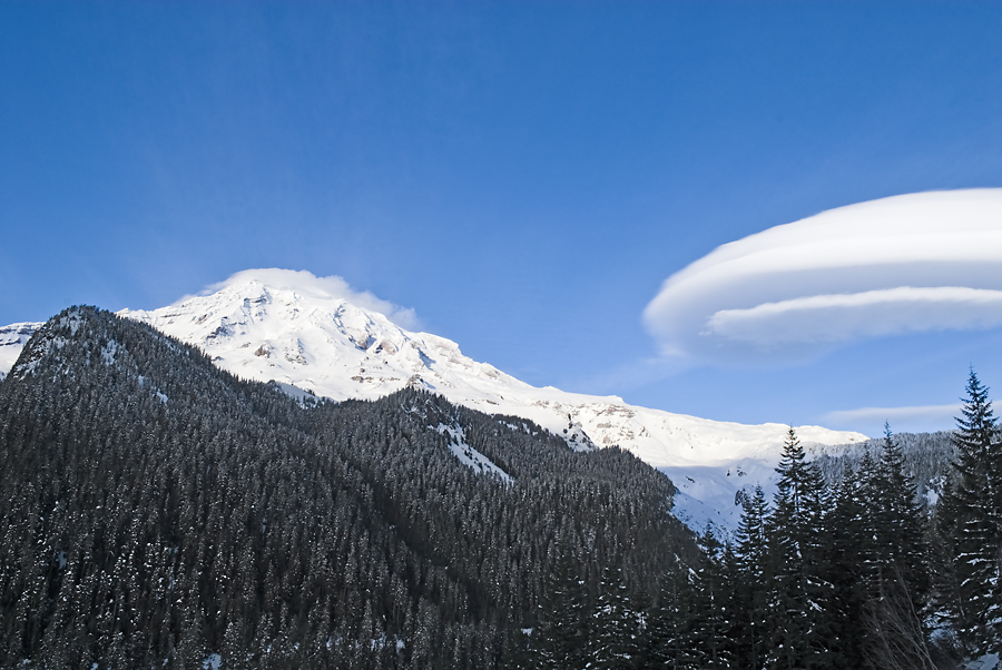 The Mountain and its Wind Swept Hat