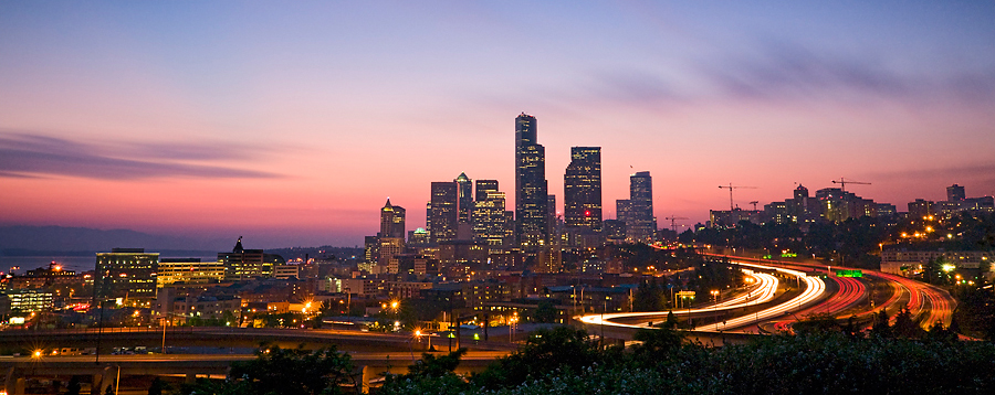 Seattle Sunset from Jose Rizal Park