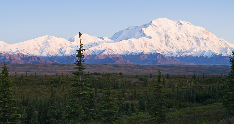 Mount McKinley at Sunset