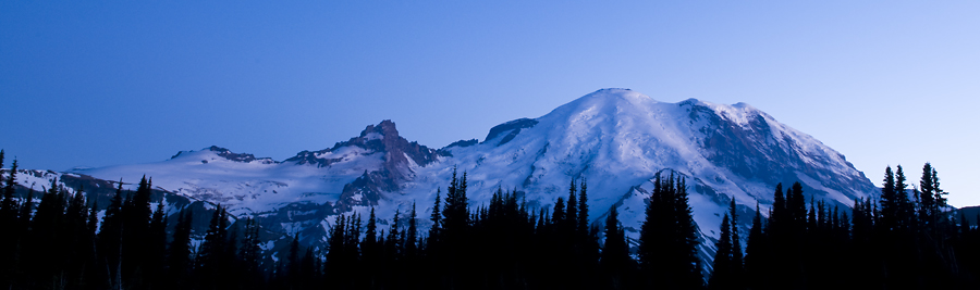 Mount Rainier at Dusk