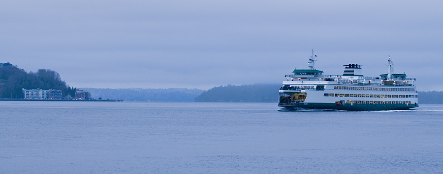 Ferry in Puget Sound