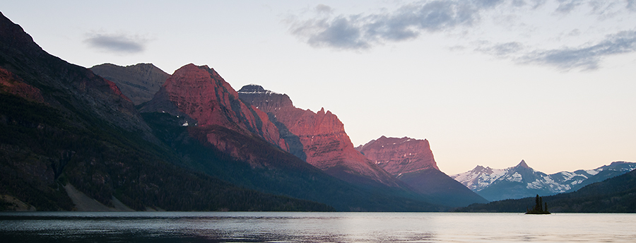 First Light at Saint Mary Lake