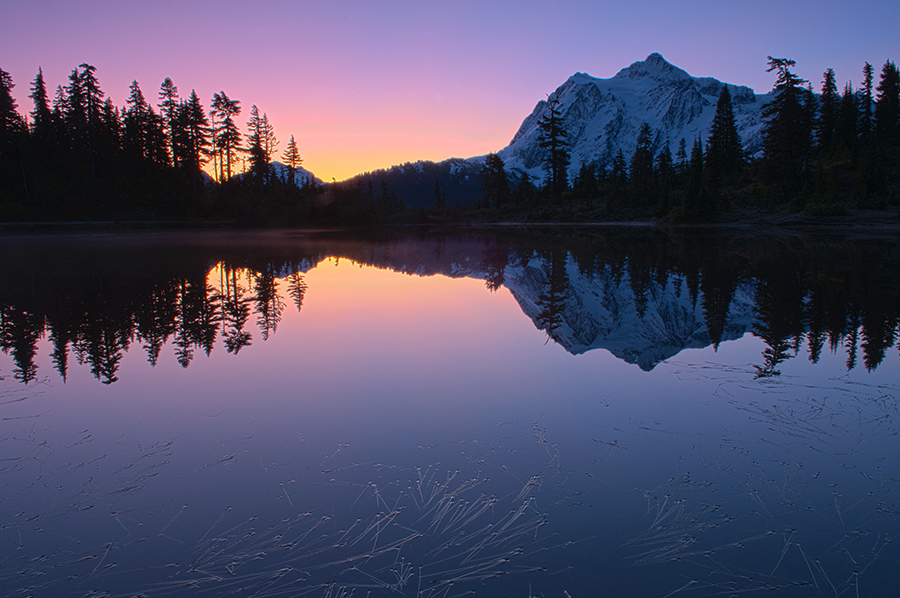 Sunrise at Mount Shuksan