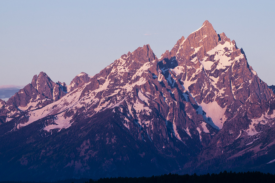 Sunrise on the Tetons