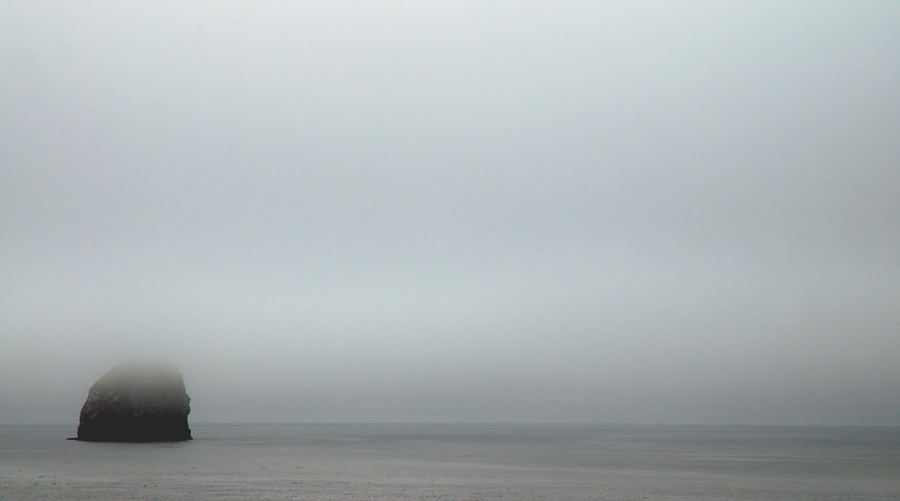 Hay Stack in the Mist