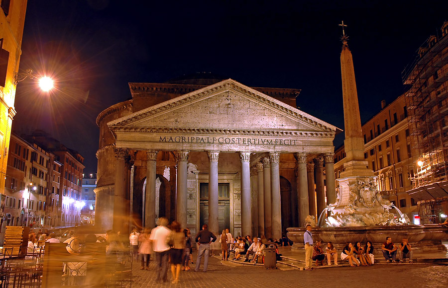 Pantheon at Night