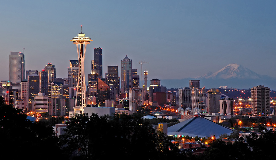 Seattle Sunrise from Kerry Park