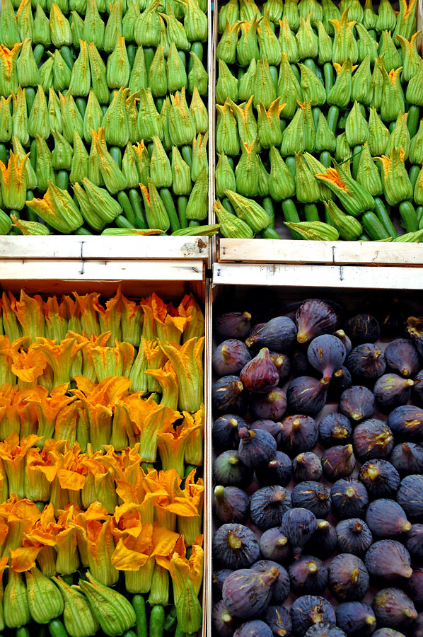 Squash Blossoms and Figs