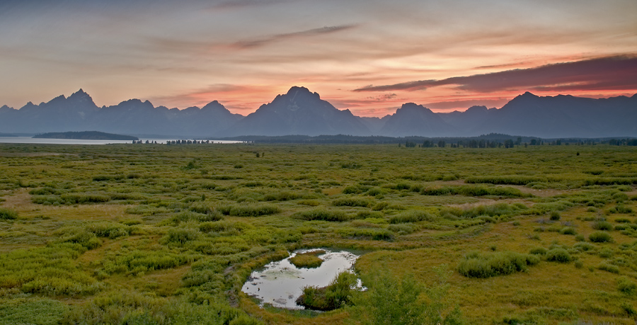 Sunset Overlookin Willow Flats